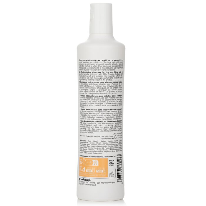 Fanola restructuring shampoo with hydrolyzed wheat protein 350ml