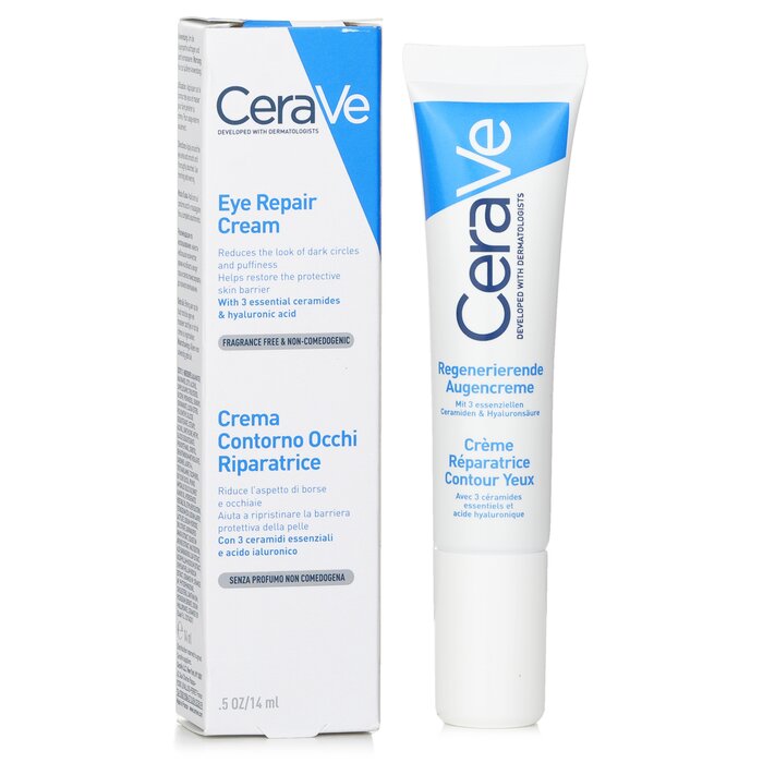 CeraVe eye repair cream with ceramides and hyaluronic acid 14ml/0.5oz