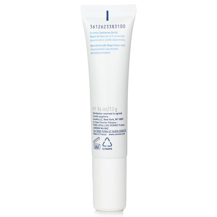 CeraVe eye repair cream with ceramides and hyaluronic acid 14ml/0.5oz