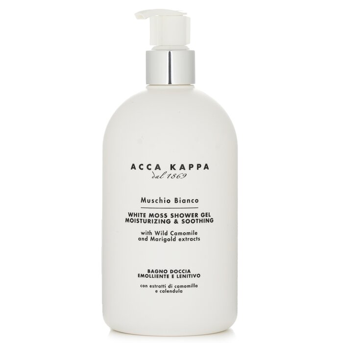 Acca Kappa White Moss shower gel with chamomile and marigold, 500ml
