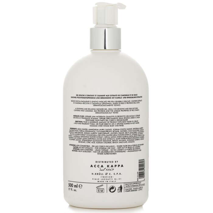 Acca Kappa White Moss shower gel with chamomile and marigold, 500ml