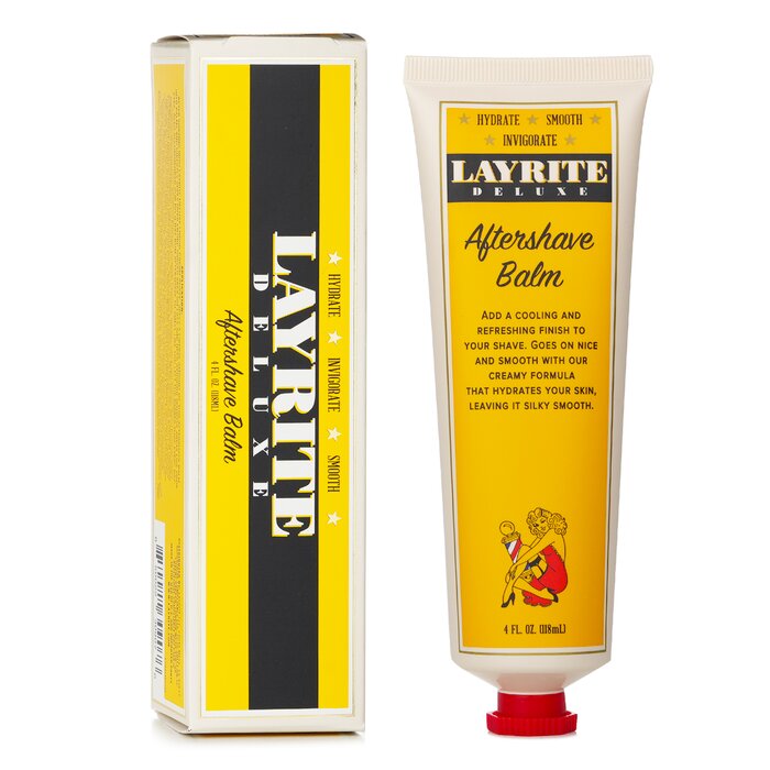 Layrite aftershave balm with natural ingredients 118ml/4oz