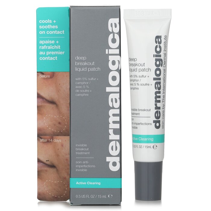 Dermalogica deep breakout liquid patch with colloidal sulfur 15ml/0.5oz
