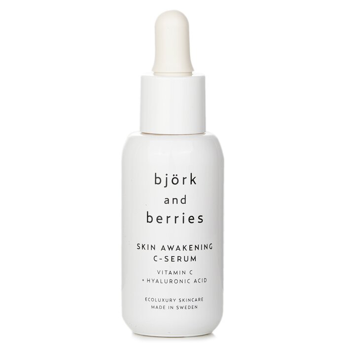 Bjork & Berries skin awakening vitamin C serum with hyaluronic acid for all skin types 30ml
