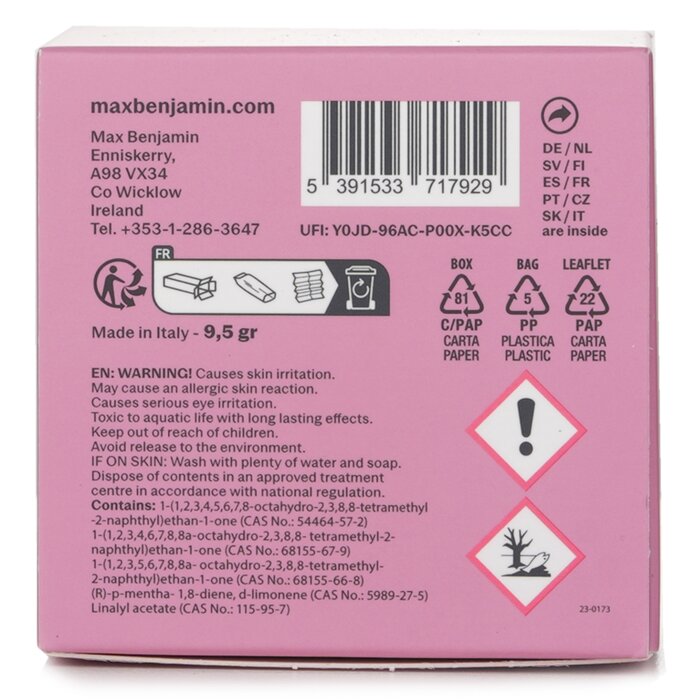 Max Benjamin car fragrance diffuser - Pink Pepper 1pc