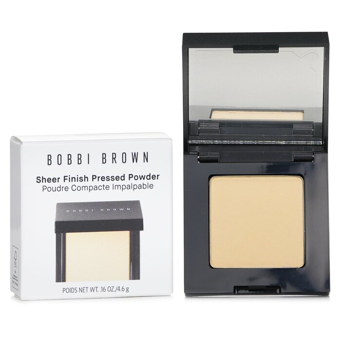 Bobbi Brown Mini sheer finish pressed powder with pale yellow tint 4.6g/0.16oz
