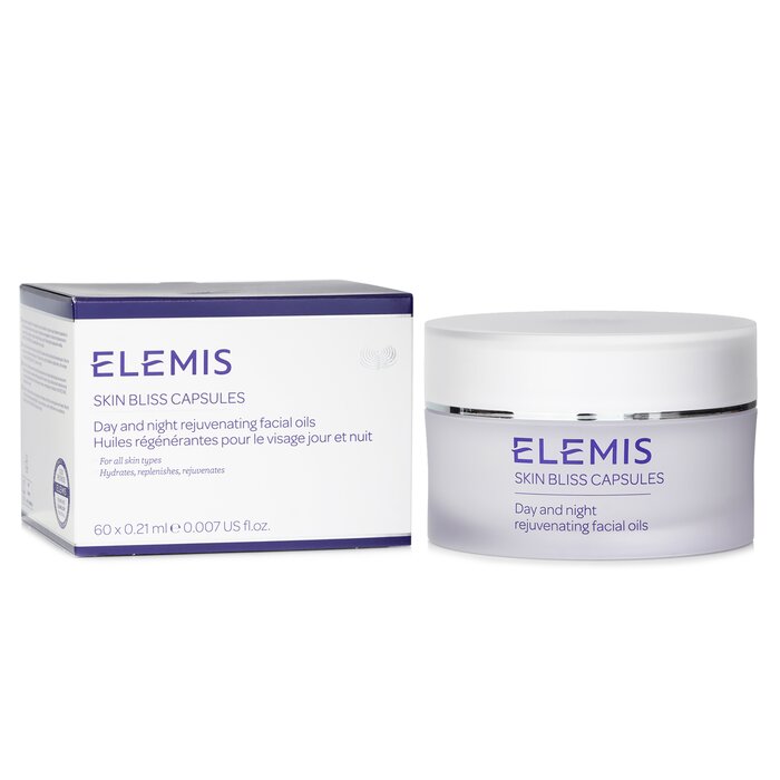 Elemis Skin Bliss Capsules - 60 capsules with rose absolute and lavender for face rejuvenation