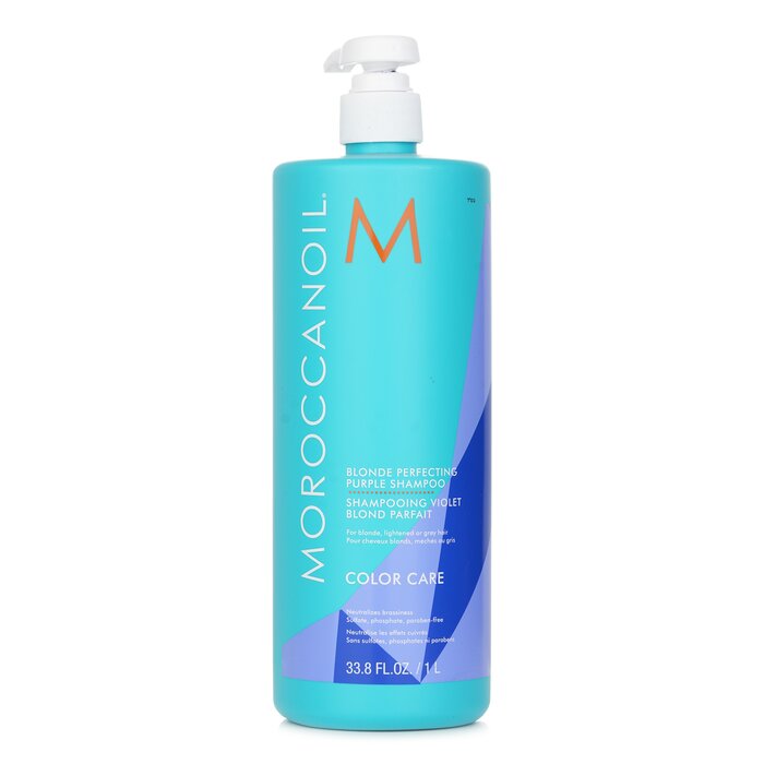 Moroccanoil Blonde Perfecting Purple Shampoo for blonde, lightened or grey hair 1000ml/33.8oz