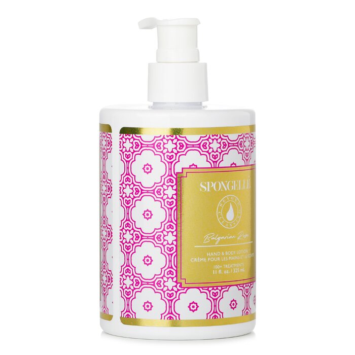 Spongelle hand and body lotion with Bulgarian rose 325ml/11oz