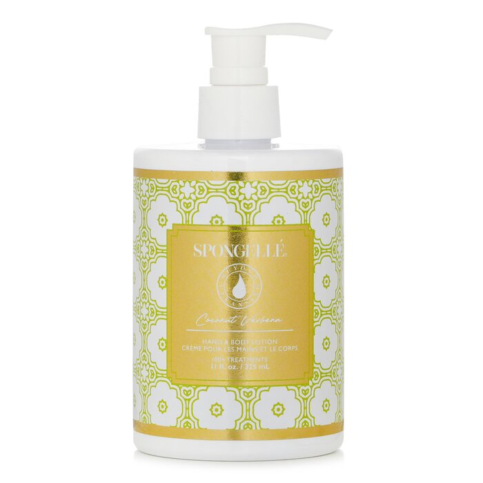 Spongelle hand and body lotion with coconut verbena 325ml/11oz