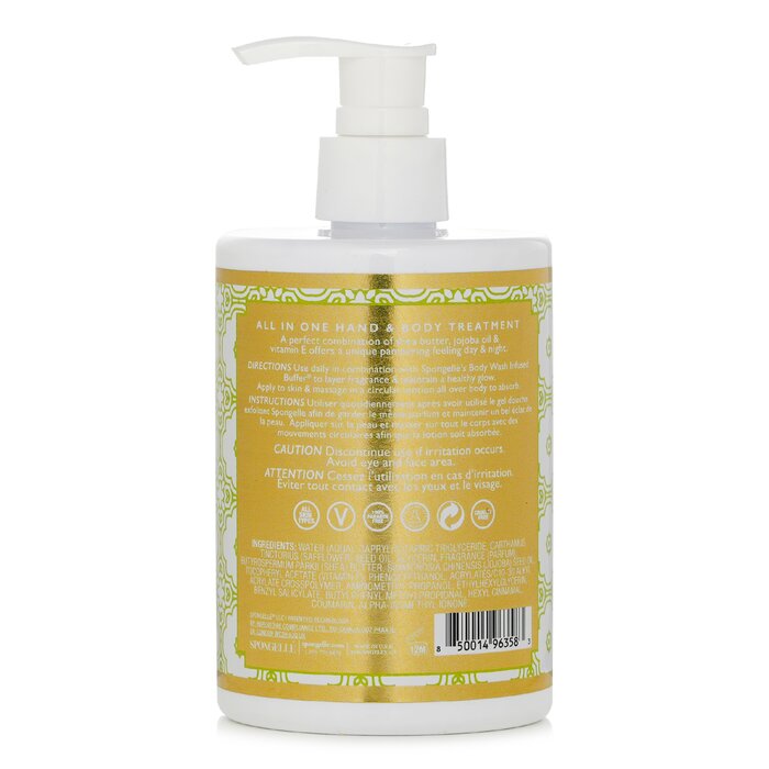 Spongelle hand and body lotion with coconut verbena 325ml/11oz