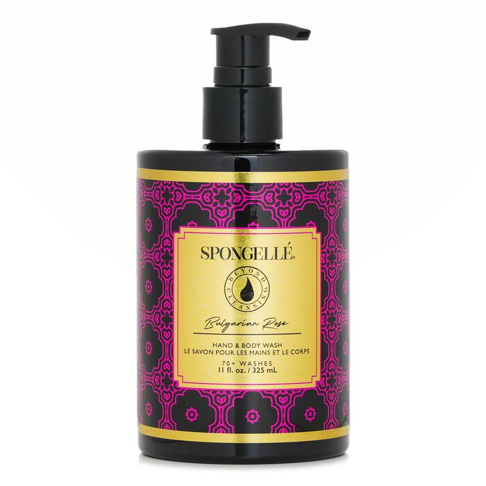 Spongelle hand and body wash with Bulgarian rose 325ml/11oz