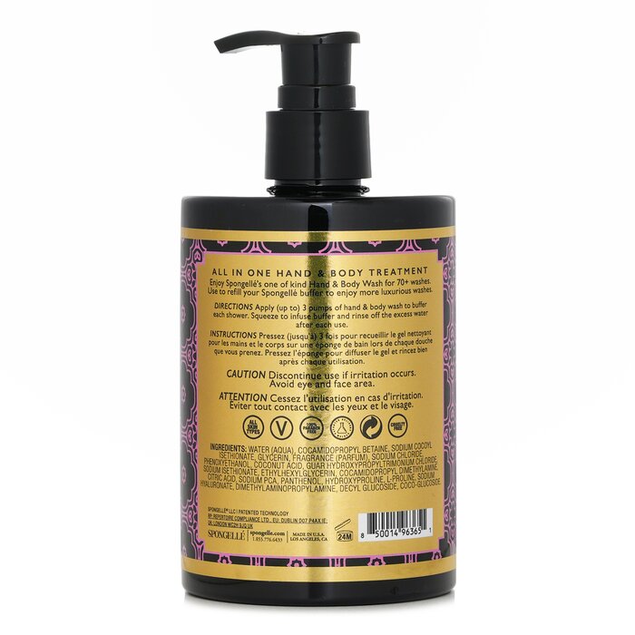 Spongelle hand and body wash with french lavender 325ml/11oz