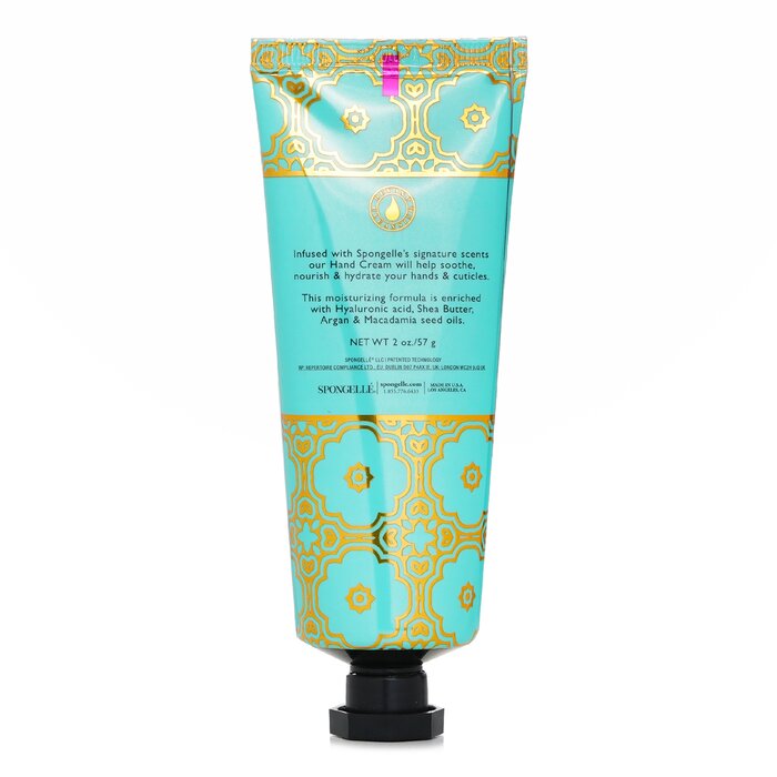 Spongelle hand cream with hyaluronic acid for hands 57g/2oz - Beach Grass