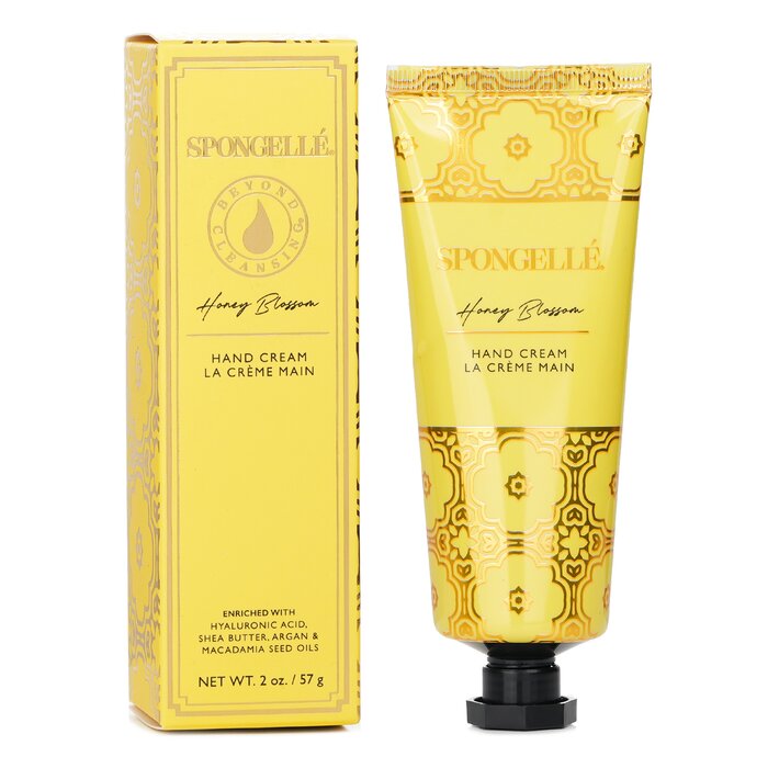 Spongelle honey blossom hand cream with hyaluronic acid 57g/2oz