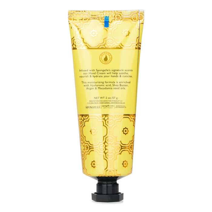 Spongelle honey blossom hand cream with hyaluronic acid 57g/2oz