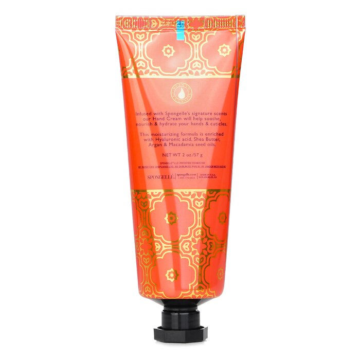 Spongelle hand cream with hyaluronic acid in papaya yuzu 57g/2oz