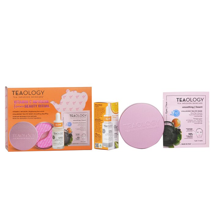 Teaology vitamin C infusion beauty ritual set (3pcs)