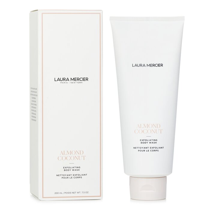 Laura Mercier almond coconut exfoliating body wash 200ml/7.5oz