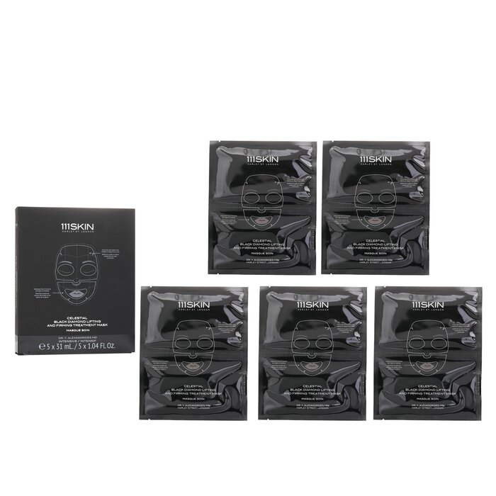111Skin Celestial Black Diamond lifting and firming treatment mask 31ml/1.04oz x 5