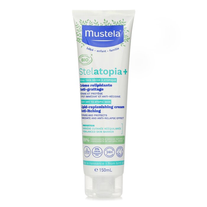 Mustela Stelatopia lipid replenishing cream for sensitive skin 150ml