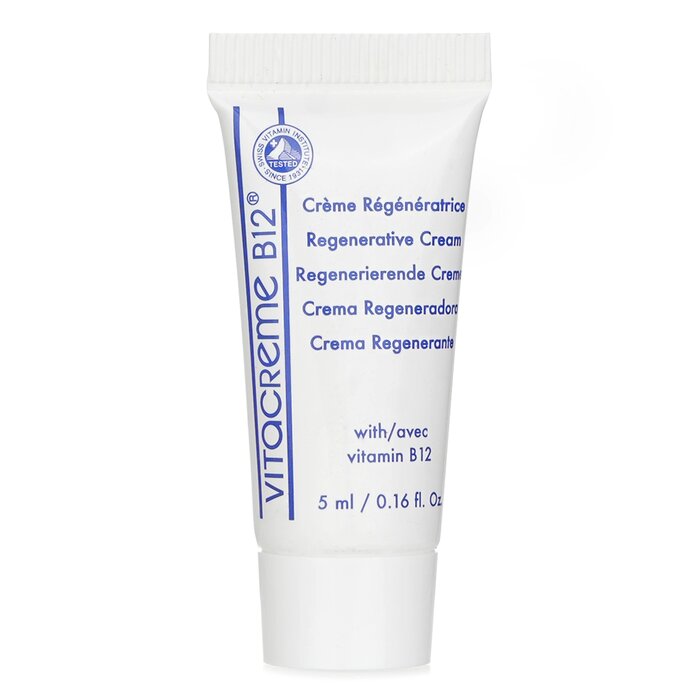 Vitacreme B12 regenerative cream set, 5ml x5pcs with vitamin B12 for dry and mature skin