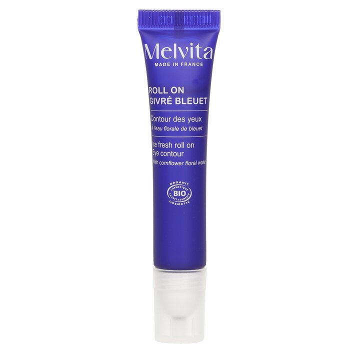 Melvita ice fresh roll-on eye contour treatment 10ml