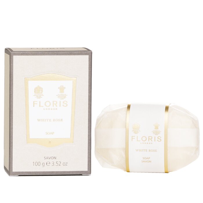 Floris White Rose luxury soap with shea butter 100g/3.52oz
