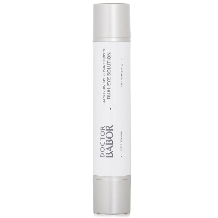 Babor dual eye solution 2 x 15ml with tetra peptide and gentian root extract for day and night care