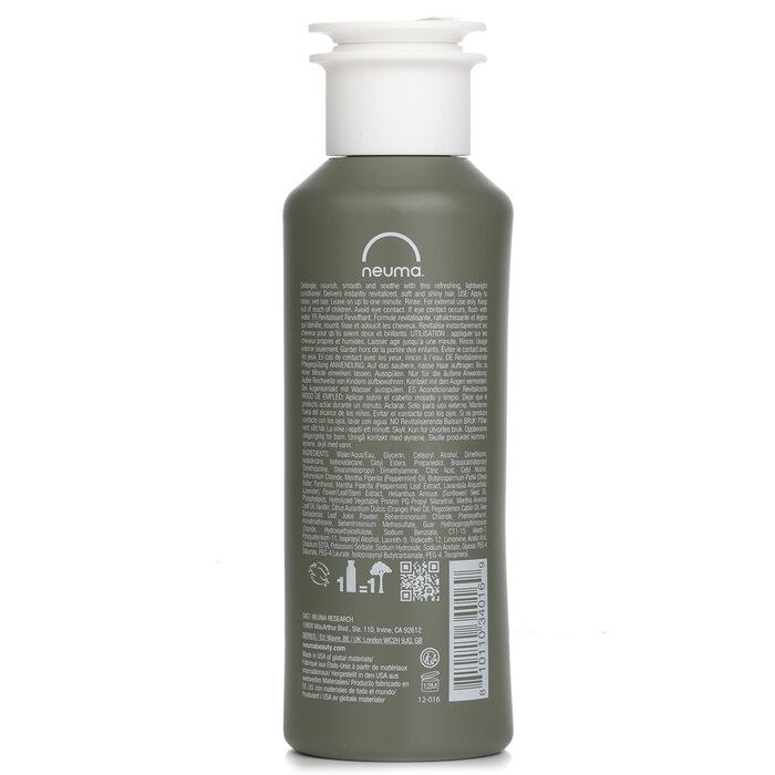 Neuma Re Neu conditioner with peppermint oil and lavender oil for all hair types 250ml/8.5oz