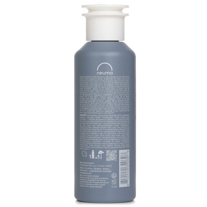 Neuma repair conditioner 250ml/8.5oz with coconut oil for revitalizing damaged hair