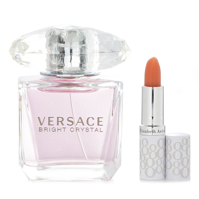 Versace Bright Crystal Eau de Toilette 30ml and Eight Hour Lipcare Stick 3.7g gift set