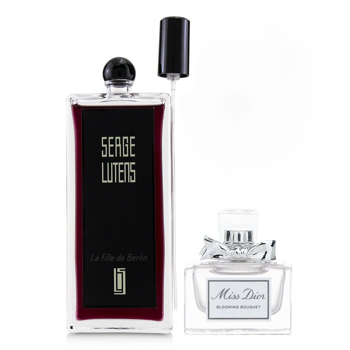 Serge Lutens La Fille De Berlin & Christian Dior Miss Dior Blooming Bouquet fragrance gift set 105ml