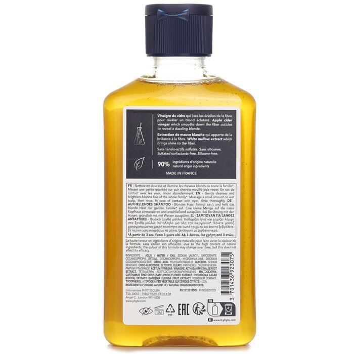 Phyto blonde brightening shampoo 250ml/8.45oz