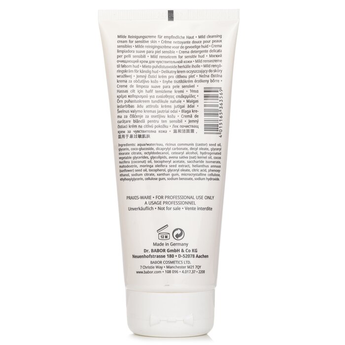 Babor gentle cleansing cream with natural oils for sensitive skin 200ml/6.76oz