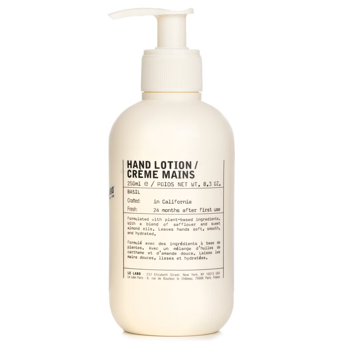 Le Labo Basil hand lotion 250ml/8.3oz