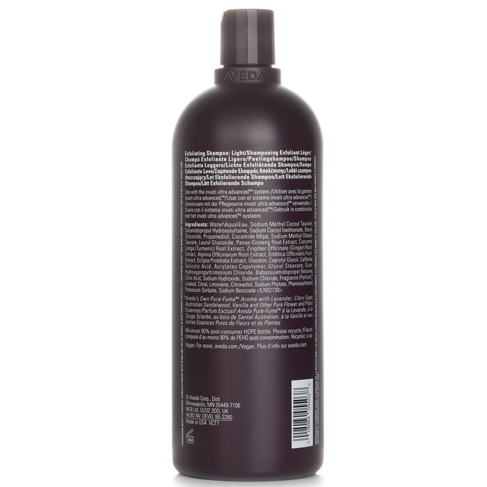 Aveda Invati ultra advanced exfoliating shampoo light 1000ml
