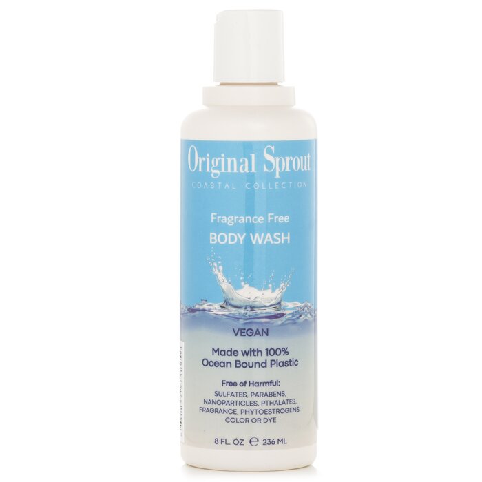 Original Sprout Coastal Collection fragrance free body wash 236ml/8oz