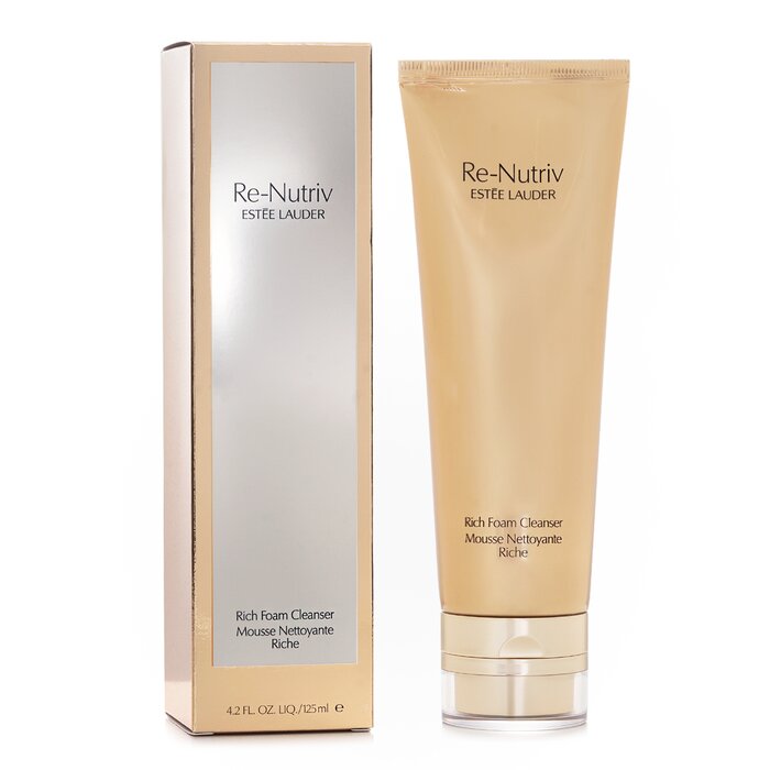 Estee Lauder Re-Nutriv rich foam cleanser 125ml with glycerin for face