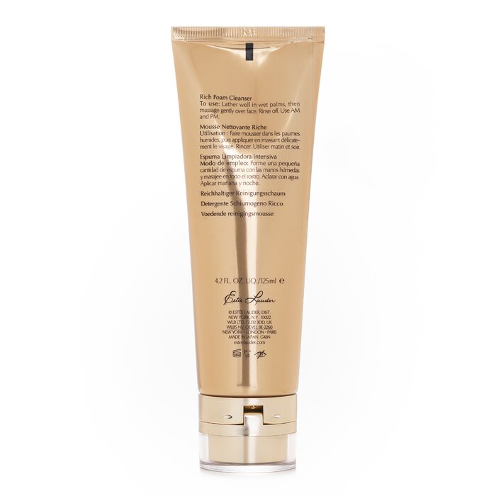 Estee Lauder Re-Nutriv rich foam cleanser 125ml with glycerin for face