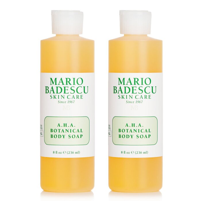 Mario Badescu A.H.A. botanical body soap set, 236ml/8oz x2