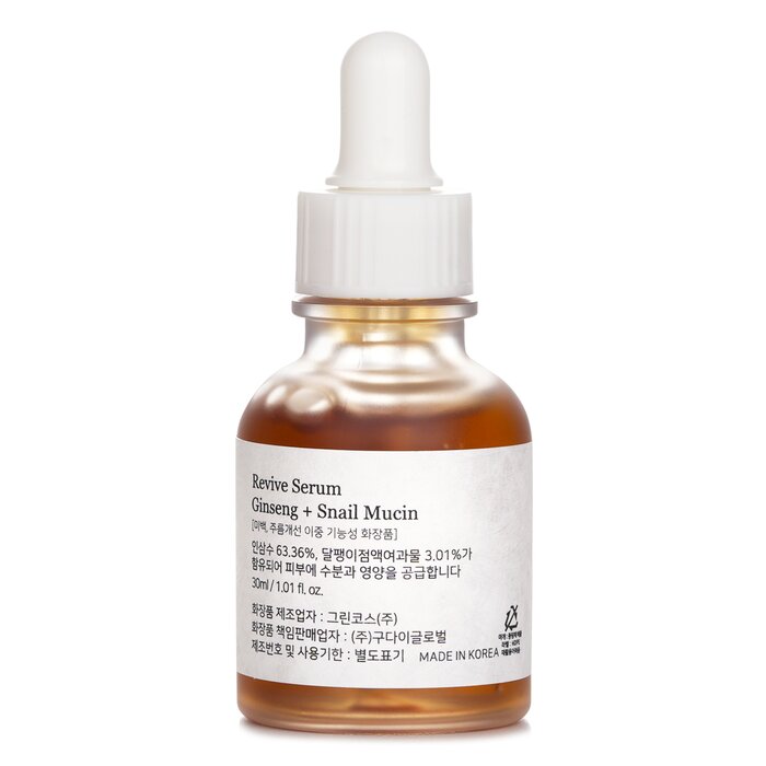 Ginseng + Snail Mucin Revive Serum