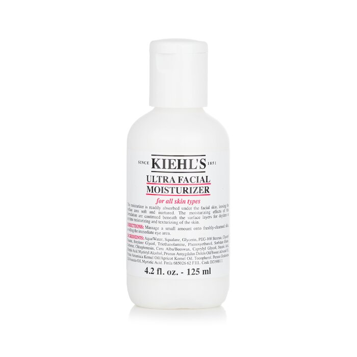 Kiehl's ultra facial moisturizer with squalane for all skin types 125ml/4.2oz