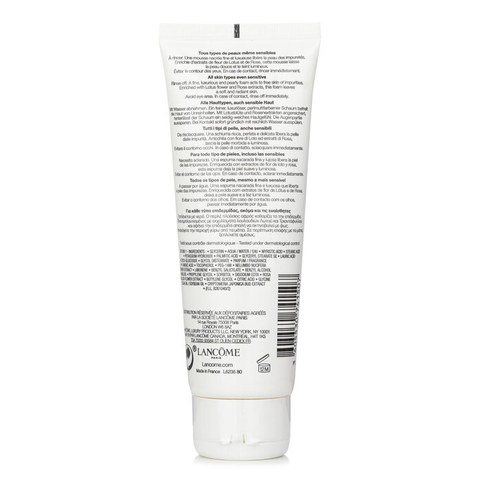 Lancôme Clarifying foam cleanser with white lotus 125ml/4.2oz