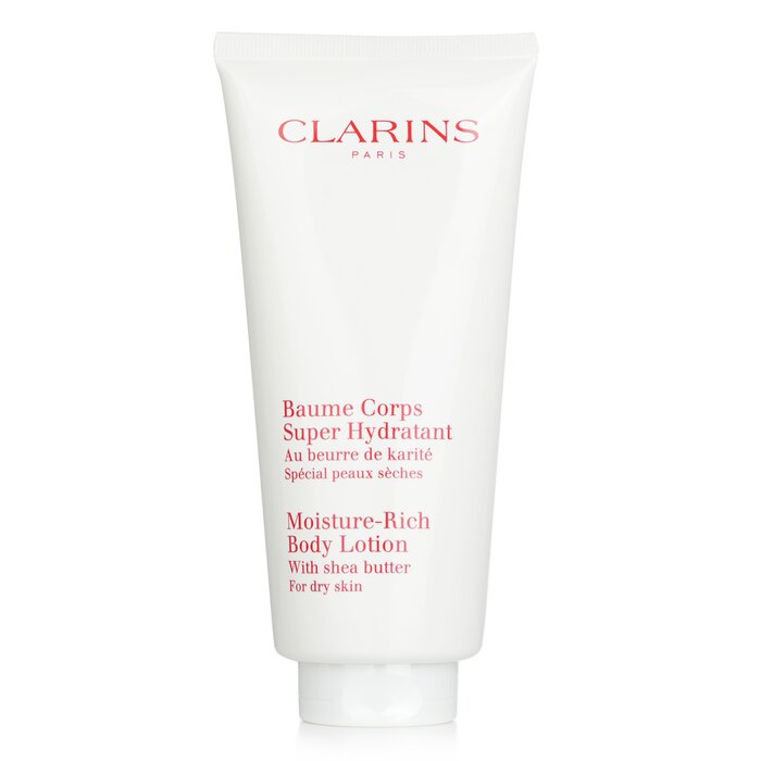 Clarins moisture rich body lotion with shea butter for dry skin 200ml/7oz