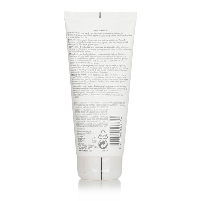 Biotherm cleansing shower milk with citrus essence 200ml/6.76oz