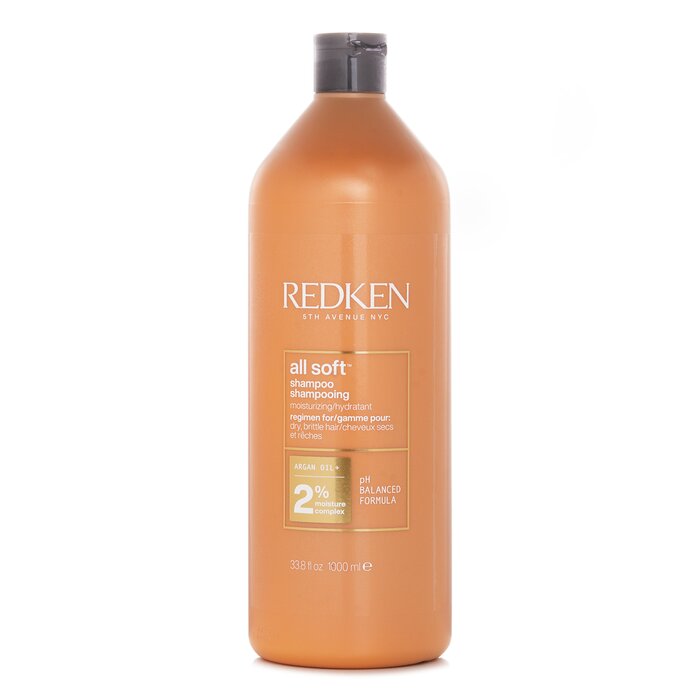Redken All Soft Shampoo for dry hair 1000ml/33.8oz
