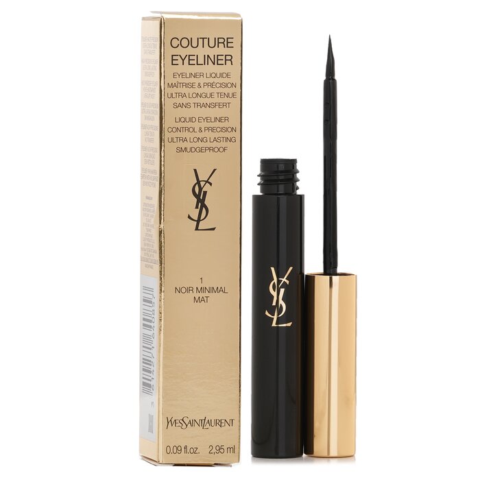 Yves Saint Laurent Couture liquid eyeliner in #1 noir minimal mat 2.95ml/0.09oz