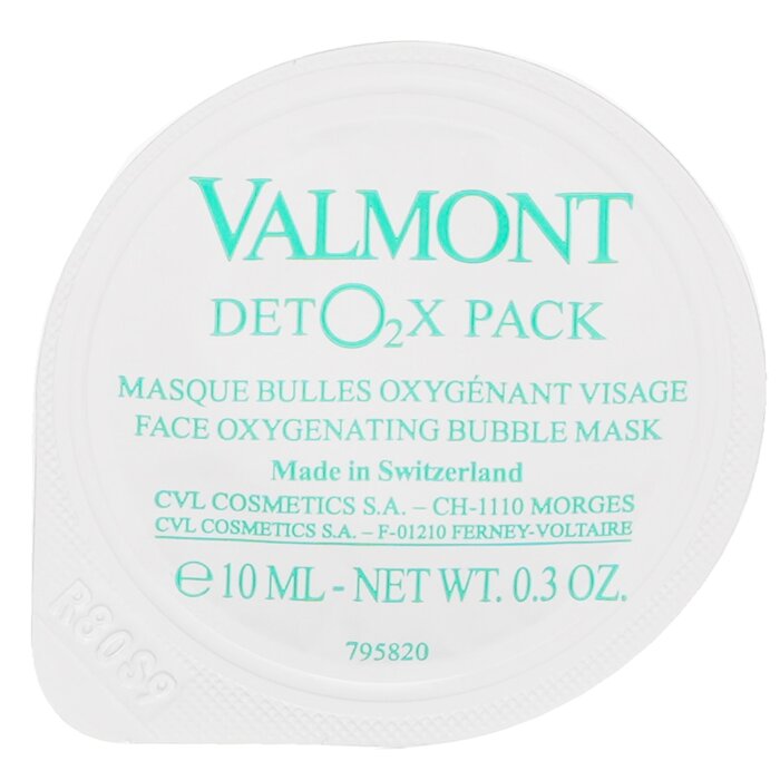 Valmont Deto2x Pack oxygenating bubble mask 6x10ml/0.3oz