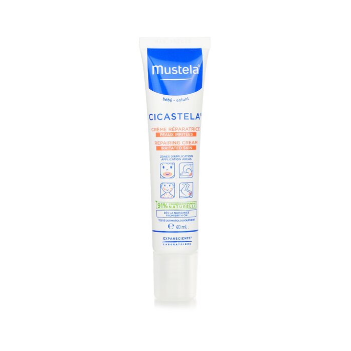 Mustela Cicastela repairing cream with hyaluronic acid for babies, 40ml/1.35oz